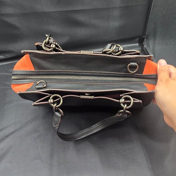 Coach Dreamer with Signature Canvas Patchwork Stripes and Snakeskin Detail 80564 - Picture 4 of 9